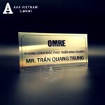 Biển Phòng Ban - Mẫu 30